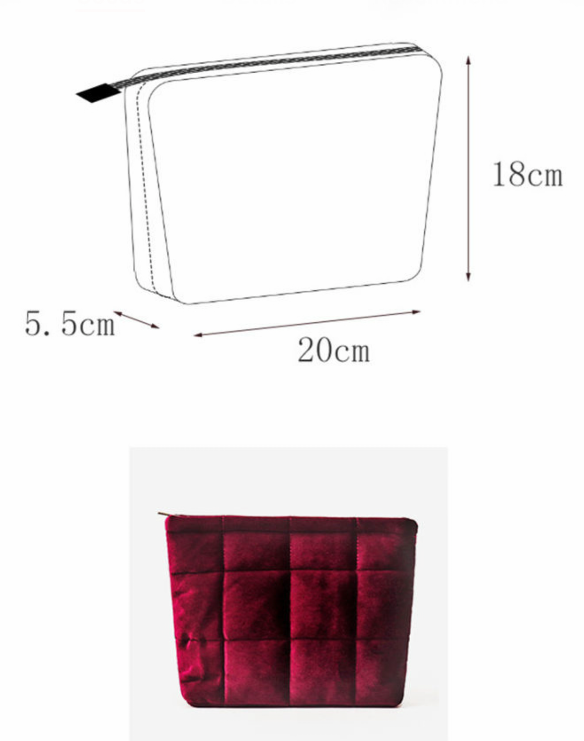 Burgundy Pouch