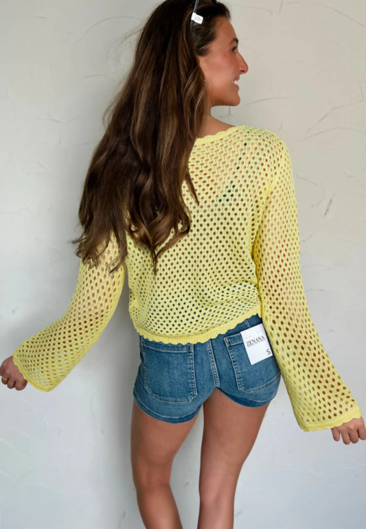 Yellow knit