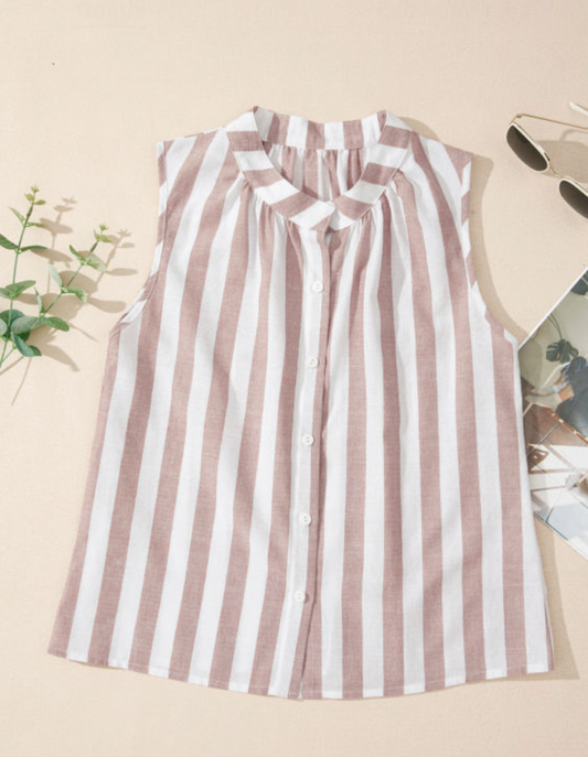 Khaki Stripe Shirt