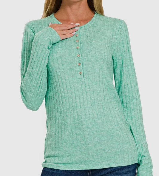 Zenana Henley Shirt