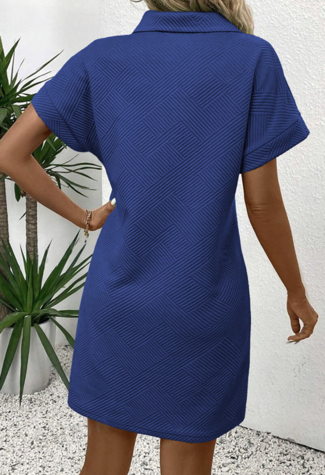 Short Sleeve Aline Mini Dress