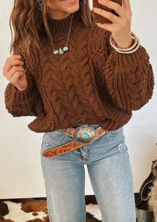 Coffee Cable Loose Sweater