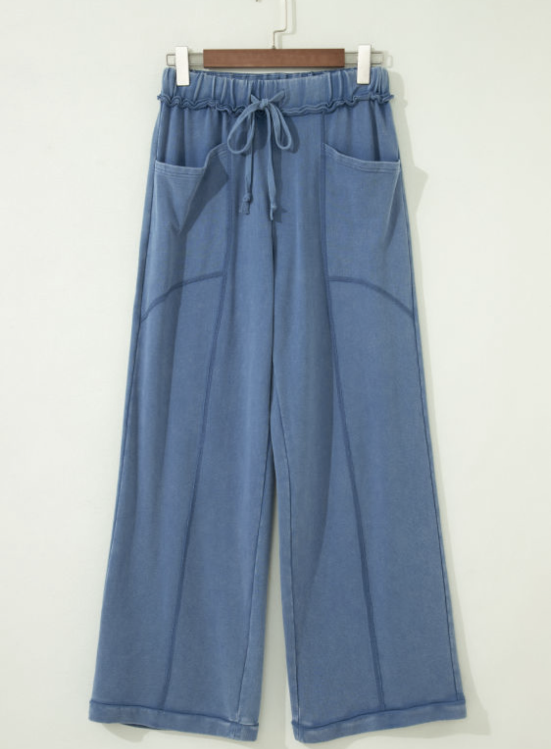 Blue Wide Leg Pants (Preorder)