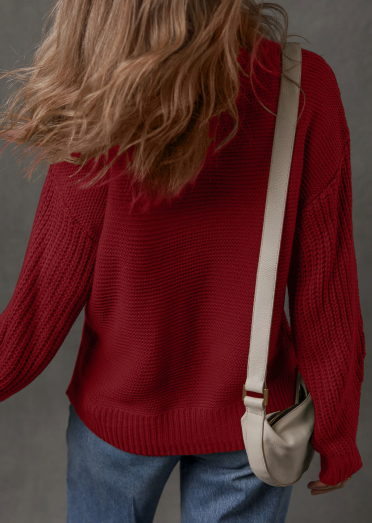 Red Loose Sweater