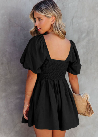 Square Neck Romper