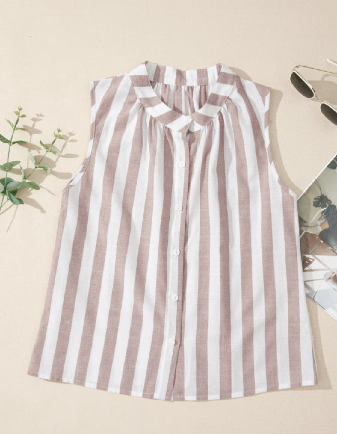 Khaki Stripe Shirt