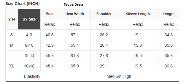 Taupe Waffle Dress