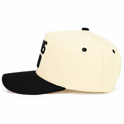 C.C GOD IS GOOD Embroidered Letter Two Tone Trucker Hat