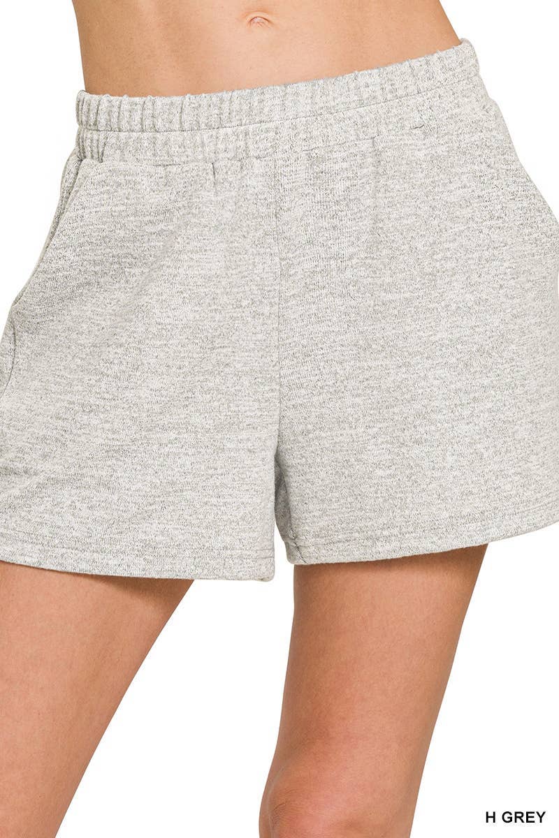 Gray Soft Shorts