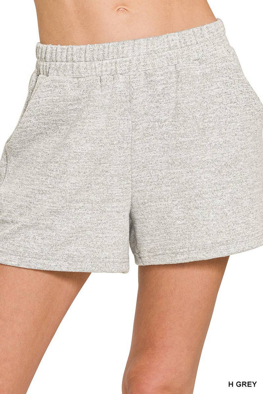 Gray Soft Shorts