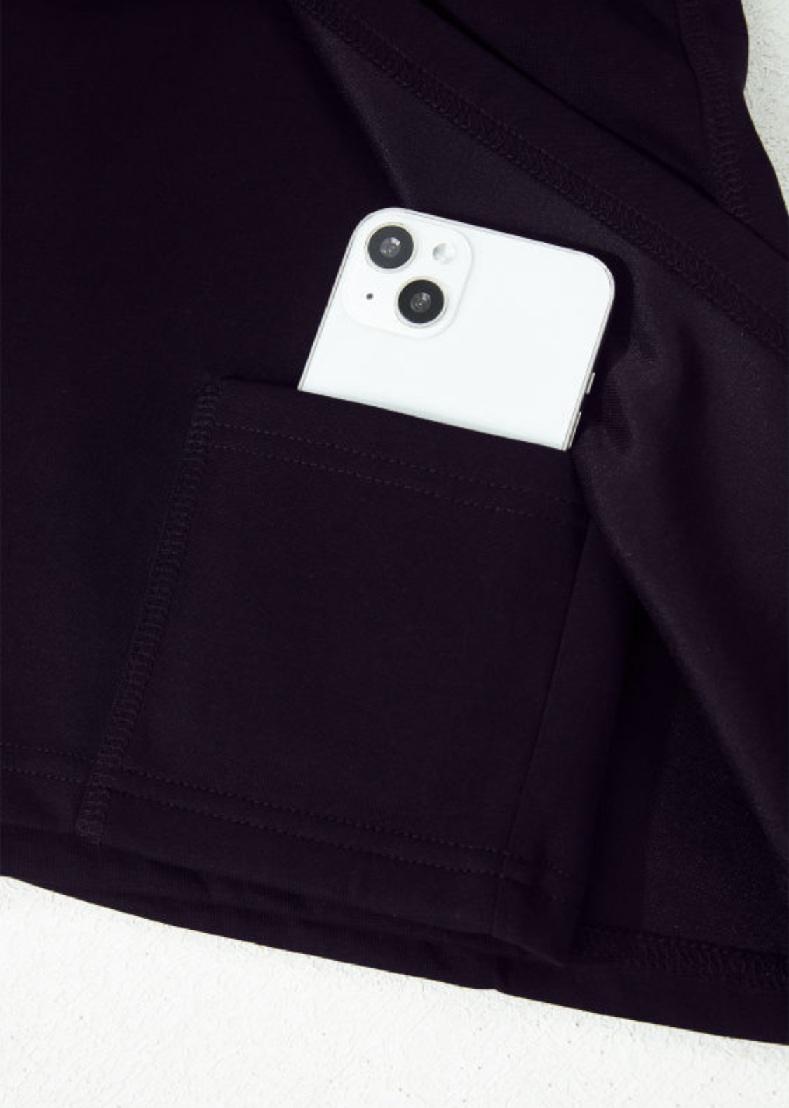 Black Split Skort