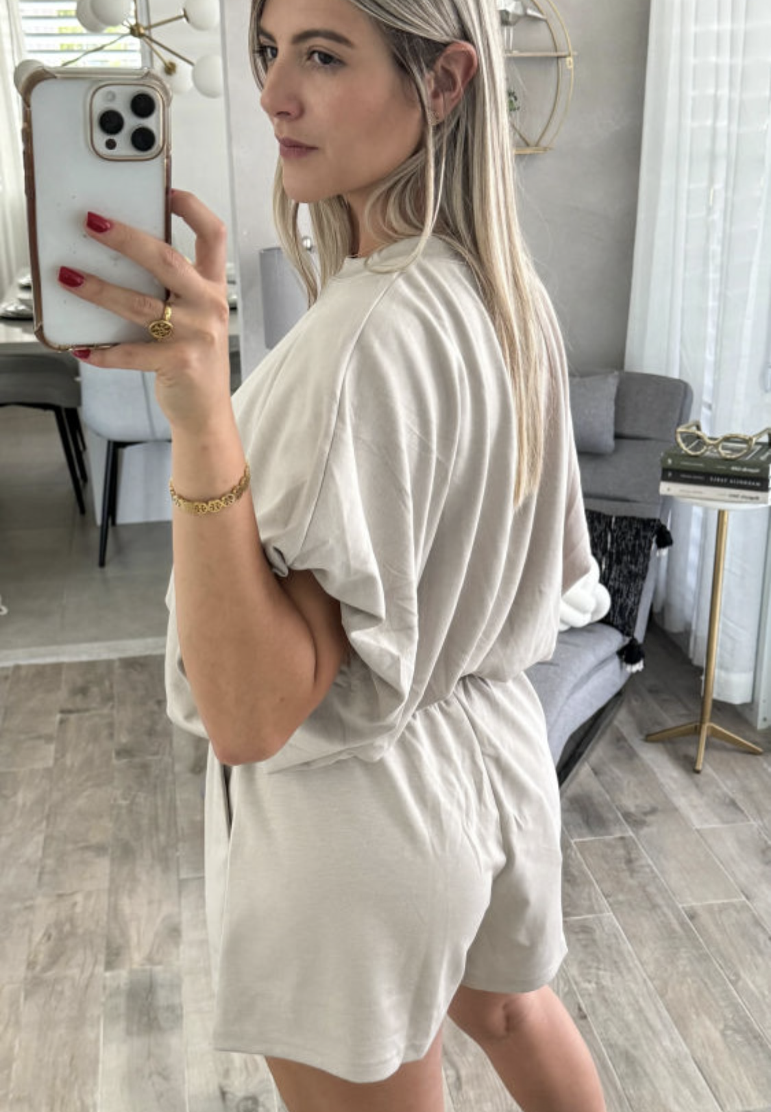 Smoke Gray Short Set