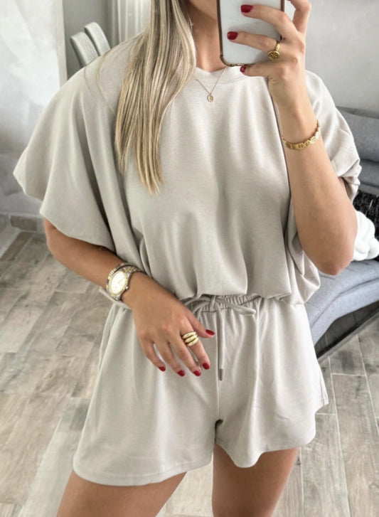 Smoke Gray Short Set