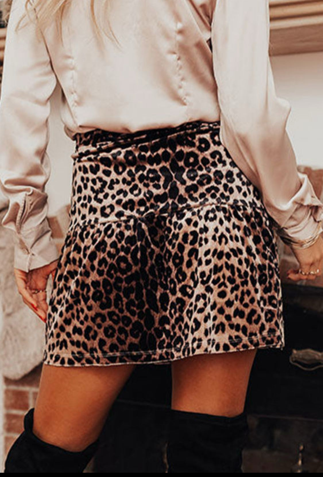 Leopard Skirt