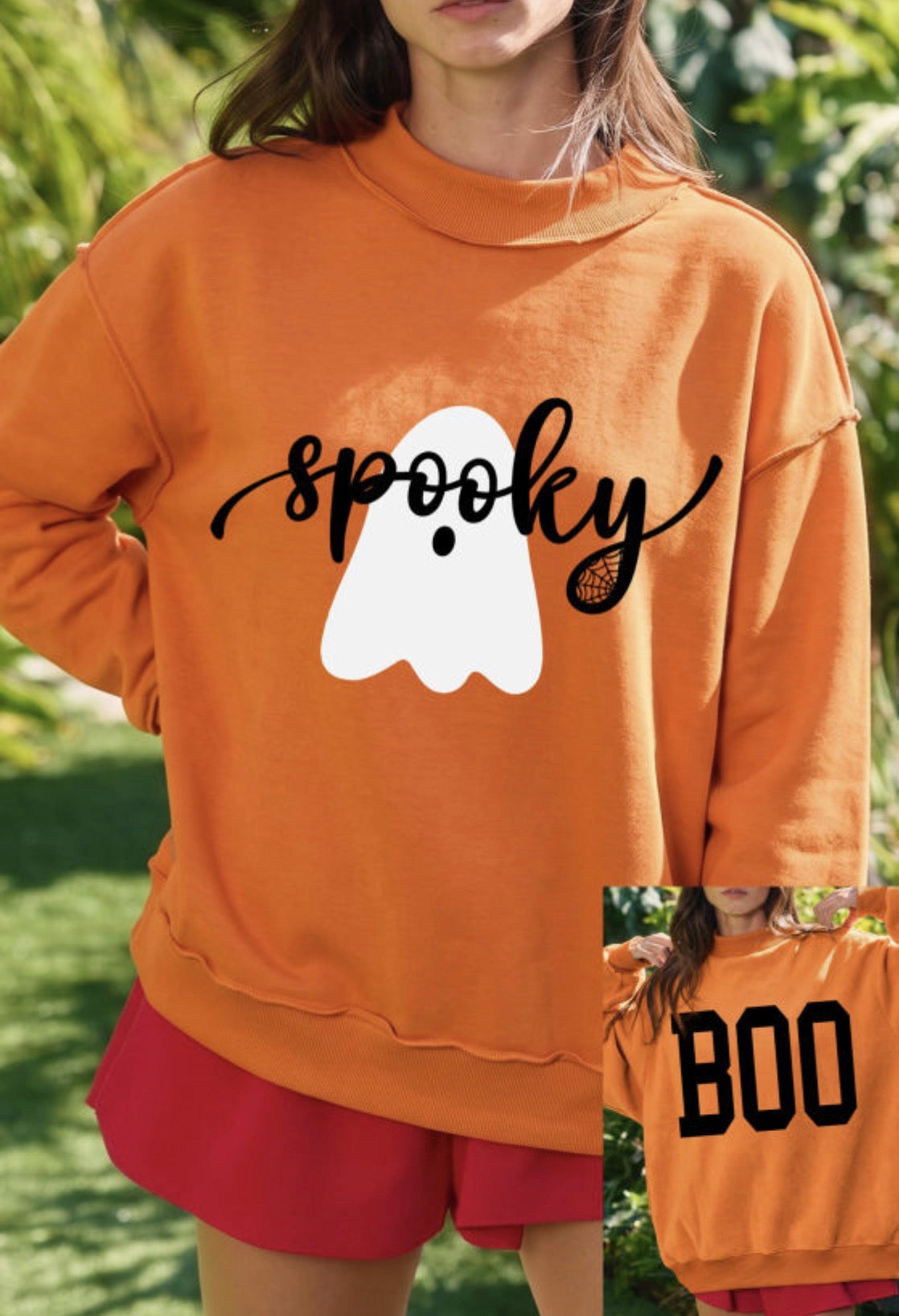 Orange Spooky Sweatshirt