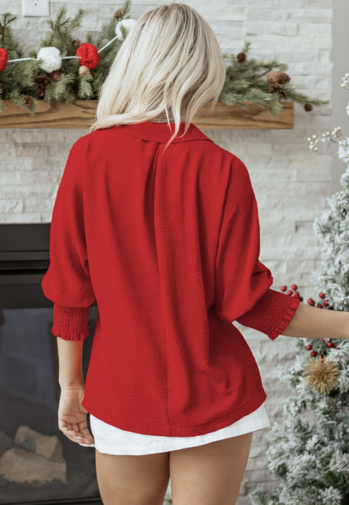 Red Tunic Top