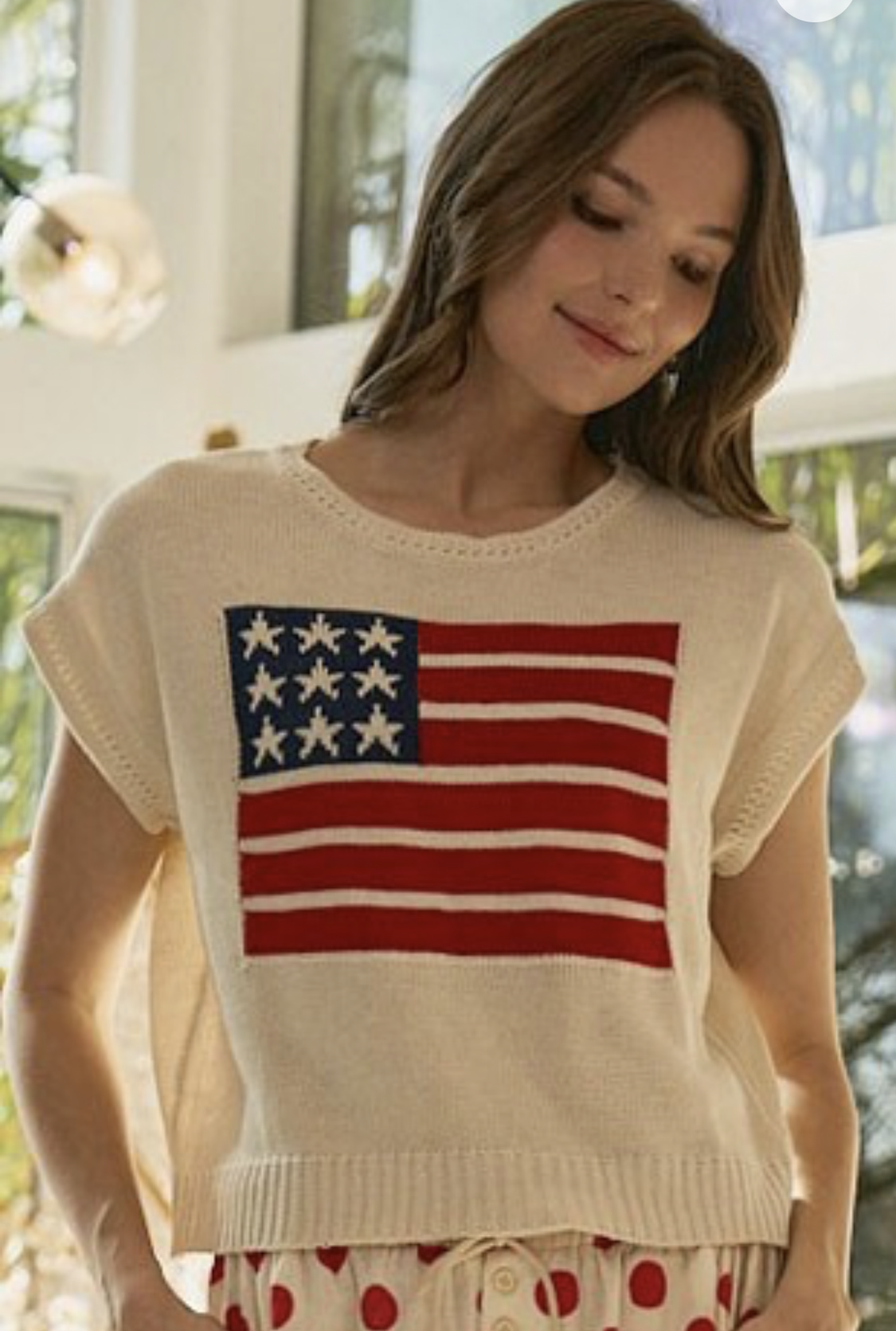 4th of July Knit Pullover