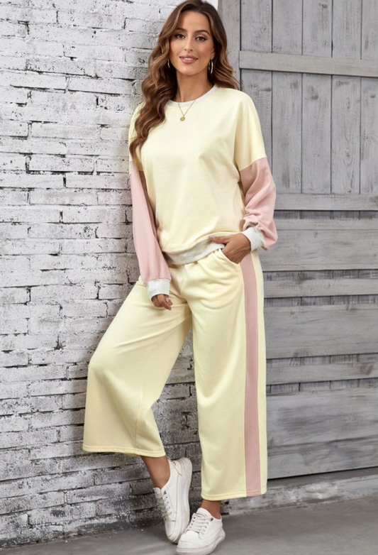 Apricot 2 pcs Color-block set