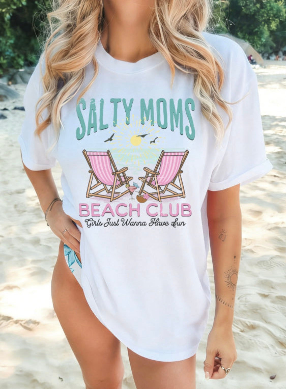 Salty Moms Beach Tee