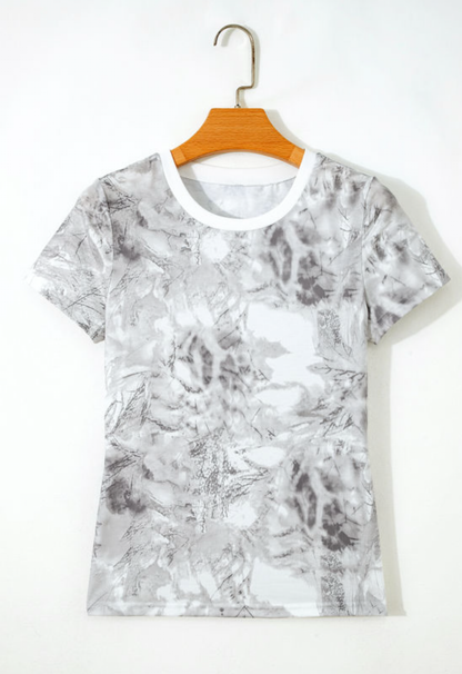 Gray Abstract Slim T (Preorder)