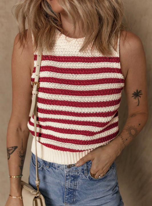 Red Stripe Tank