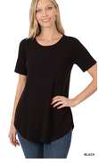 Zenana basic black top