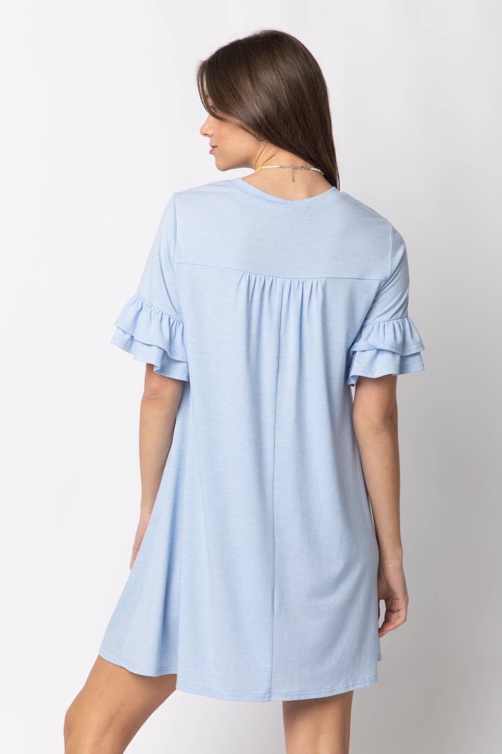 French Terry Pocket Tee Shirt Dress