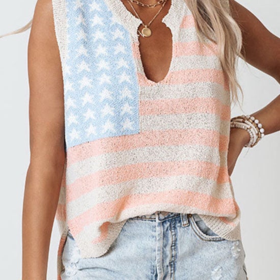 Beige Flag Shirt
