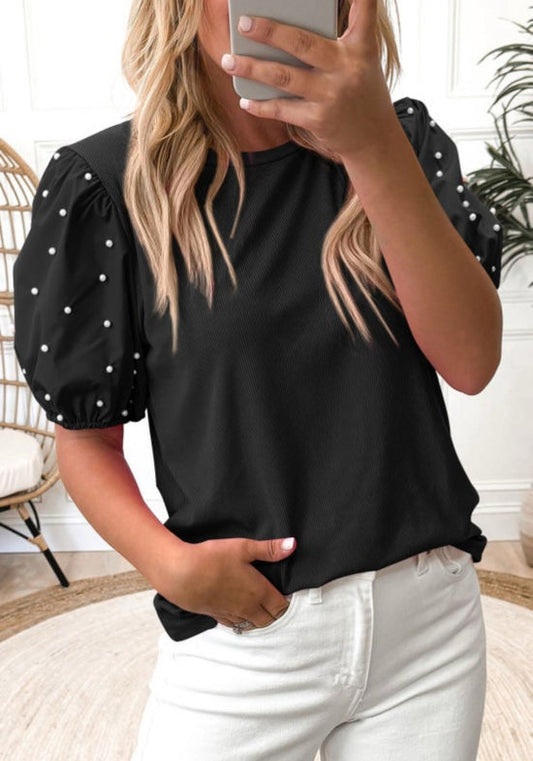 Black Ribbed Pearl