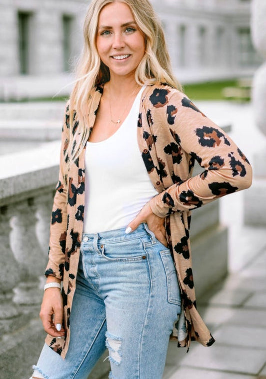Leopard Cardigan
