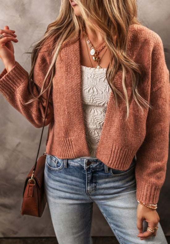 Open front cardigan