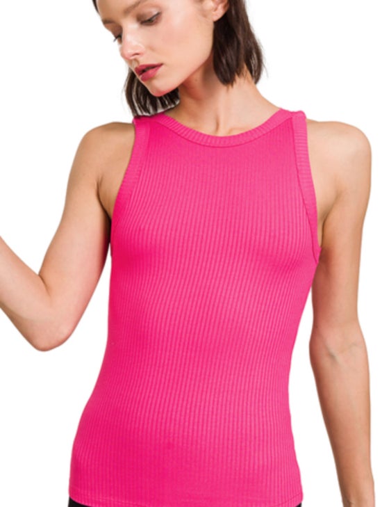 Zenana Crew Neck Tank Top