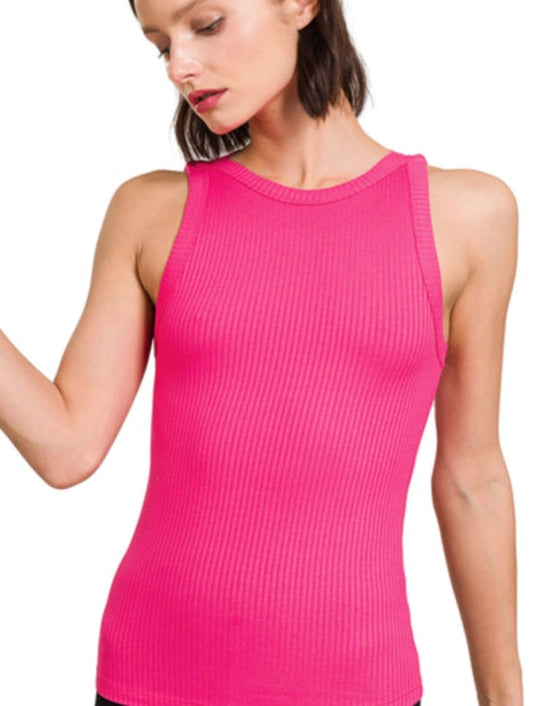 Zenana Crew Neck Tank Top