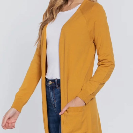 Mustard Cardigan